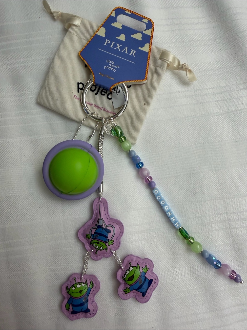 Disney pixar little words project aliens Toy Story keychain